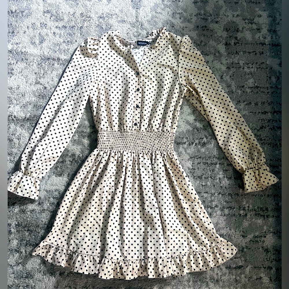 Pretty Little Things Polka Dot Dress, like new, size 10